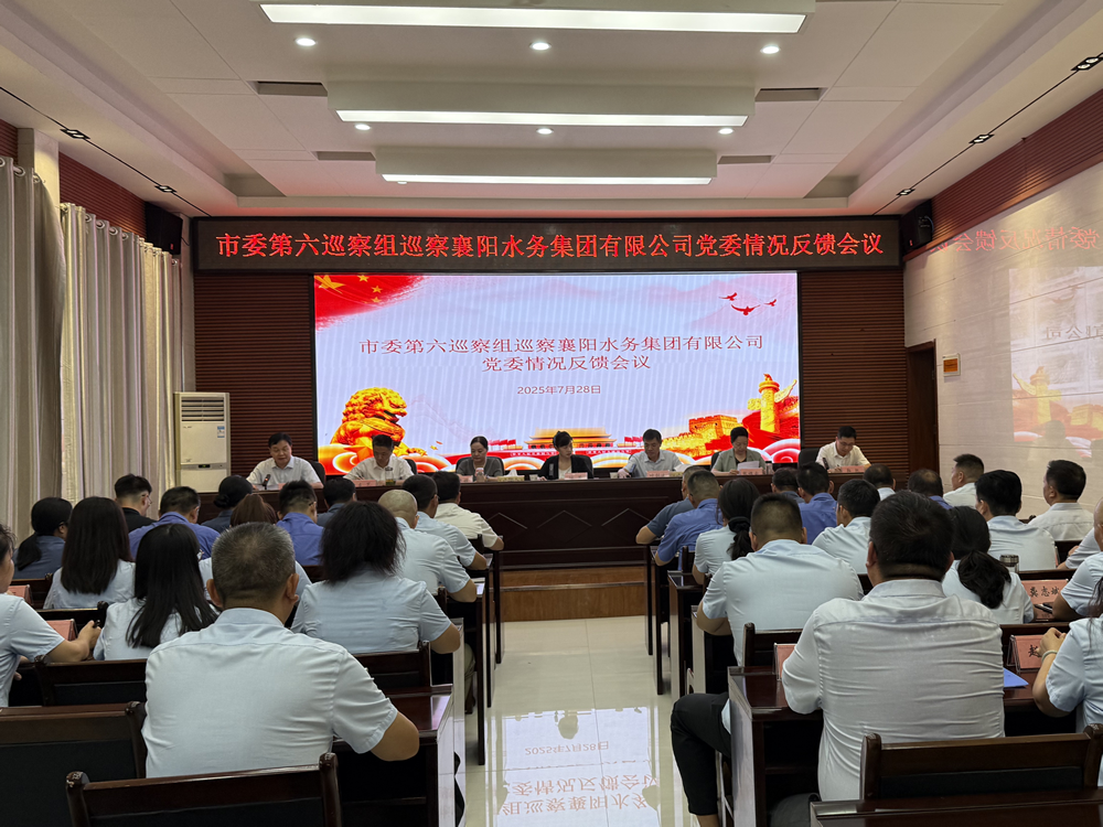 市委第六巡察組向襄陽水務集團有限公司黨委反饋巡察情況